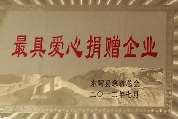 最具愛(ài)心捐贈(zèng)企業(yè)